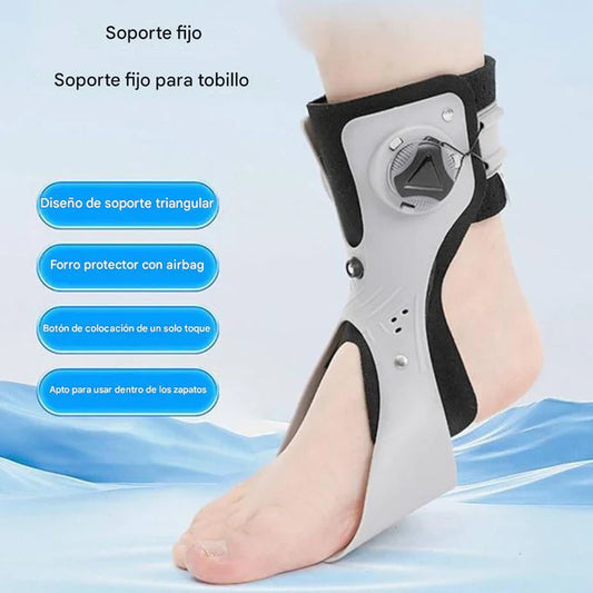 Soporte de tobillo con botón de airbag para entrenamiento y rehabilitación